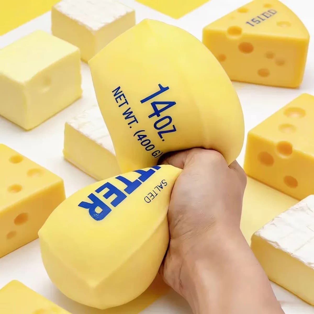 Brinquedo Sensorial Bastão de Manteiga Elástico Macio Anti-estresse — foto 1