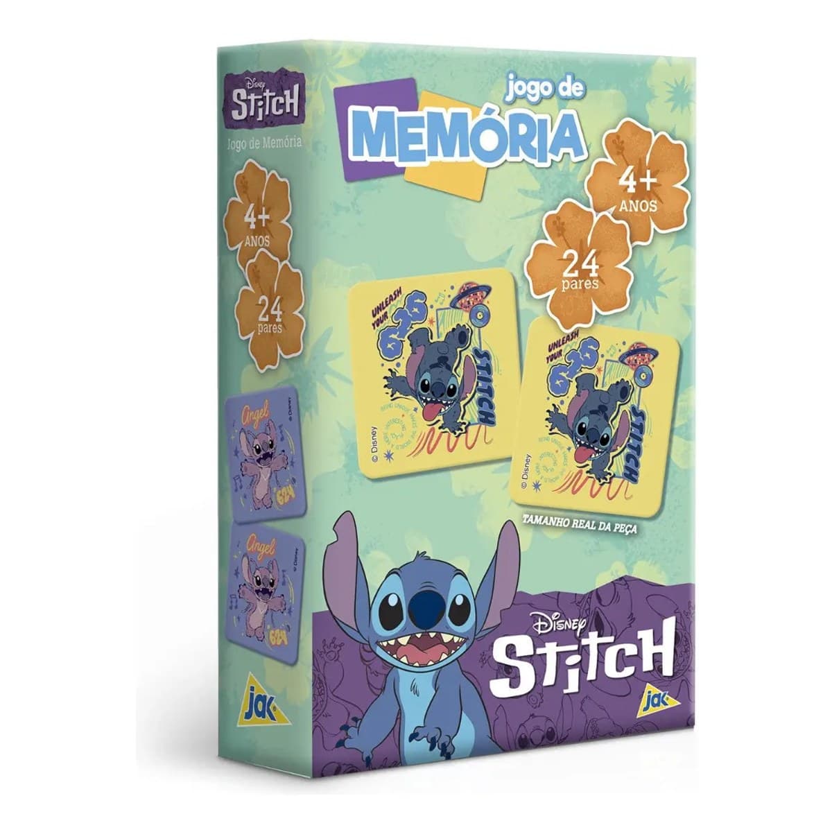 Jogo De Memória Disney Stitch 3282 Em Português