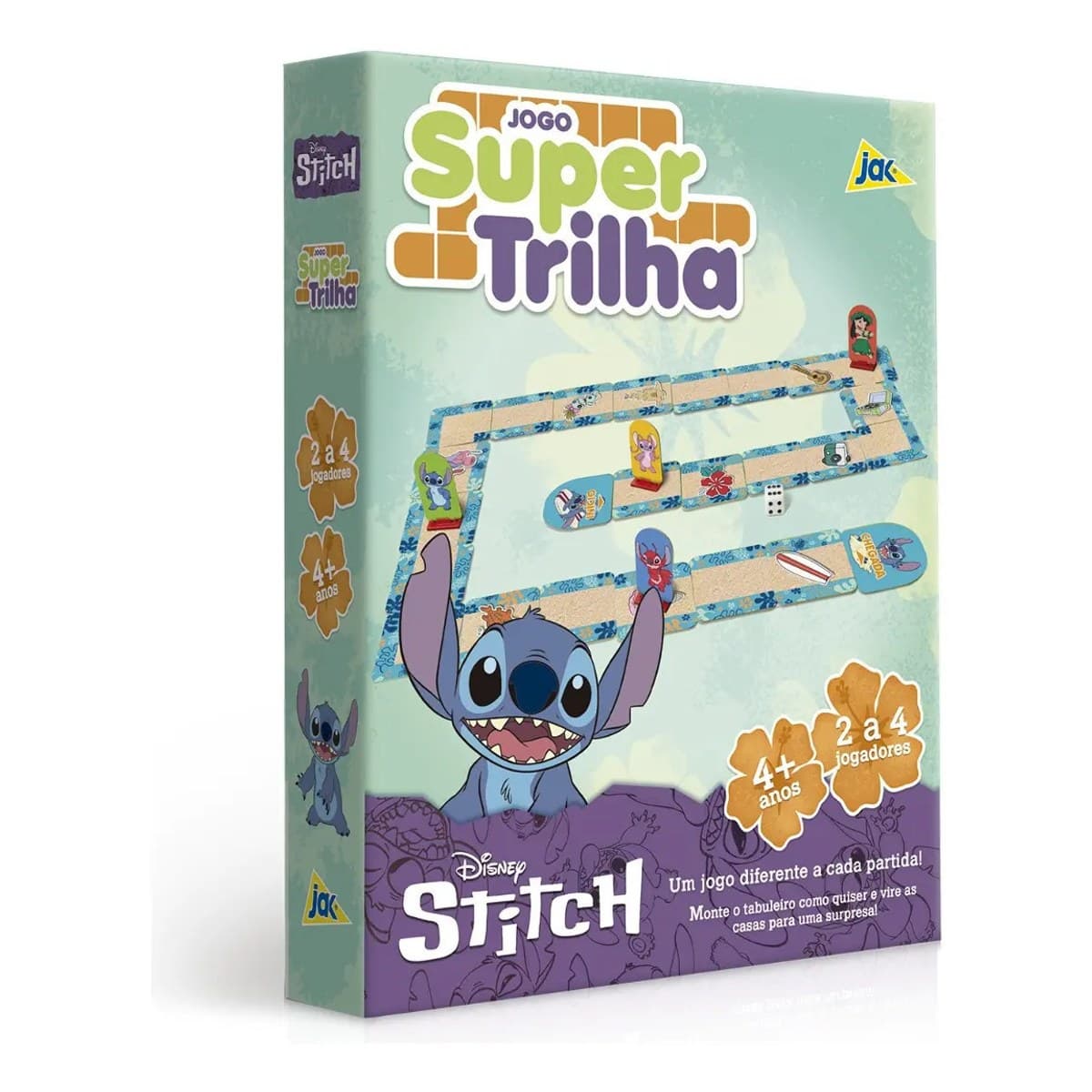 Jogo de tabuleiro Super Trilha Stitch