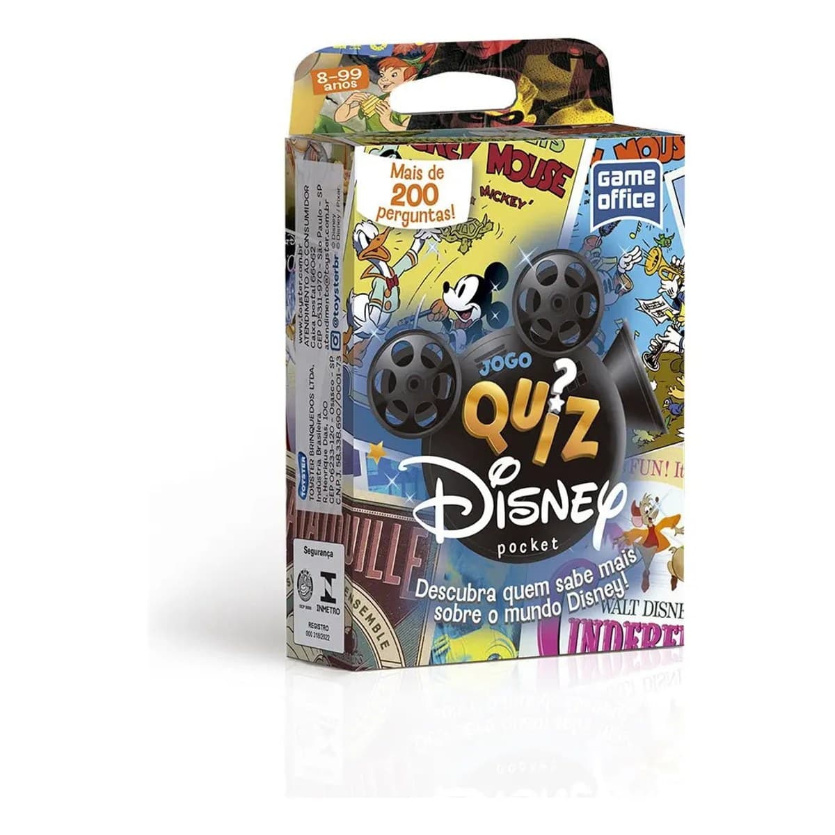 Jogo Quiz da Disney Pocket