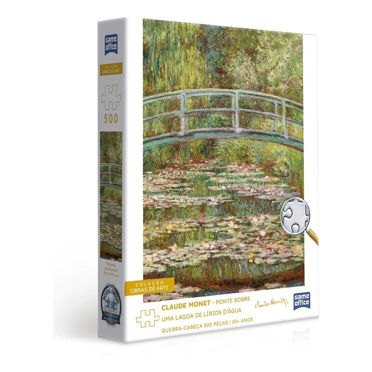 Monet A Lagoa Com Lírios Quebra-cabeça 500 Peças