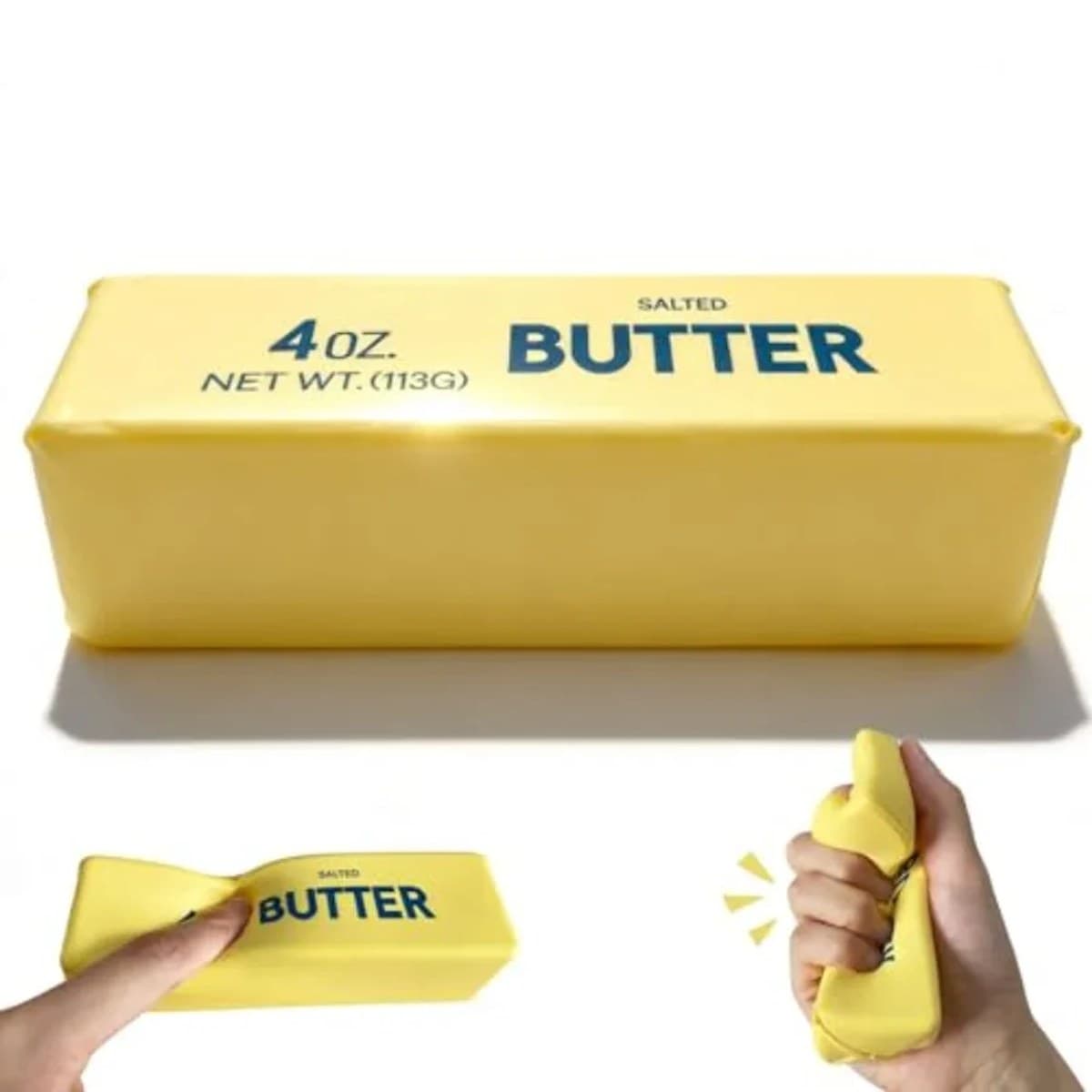 New product tasting price Slow Rebound Cute Butter Squeeze Stress Balls, 2026 New Realistic Soft Butter Stick Fidget Toy, Slow — foto 1