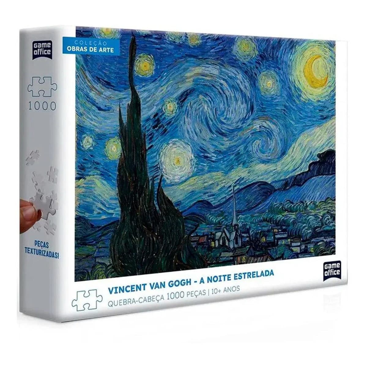 Quebra Cabeça 1000 Peças A Noite Estrelada Vincent Van Gogh