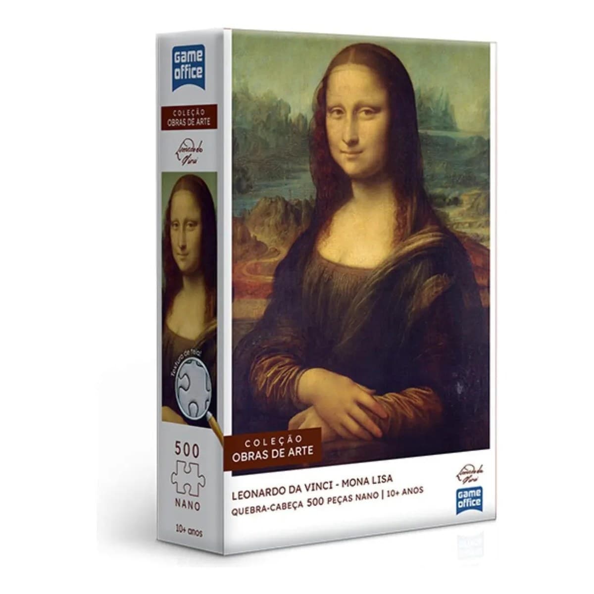 Quebra Cabeça 500 Pçs Leonardo Da Vinci Monalisa