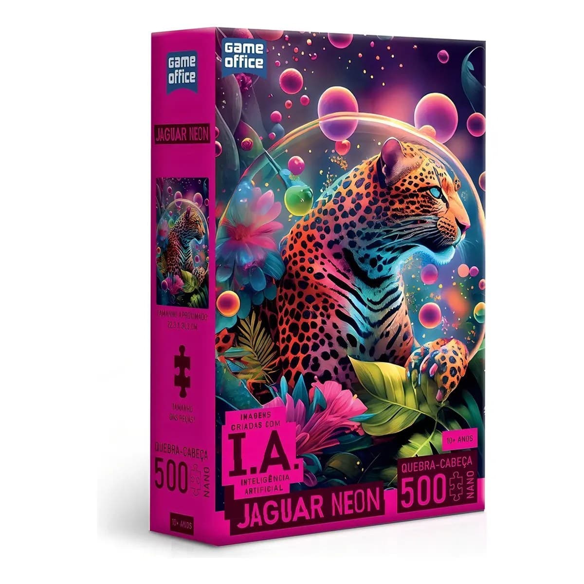 Quebra-cabeça Nano 500 Peças - I.a Jaguar Neon