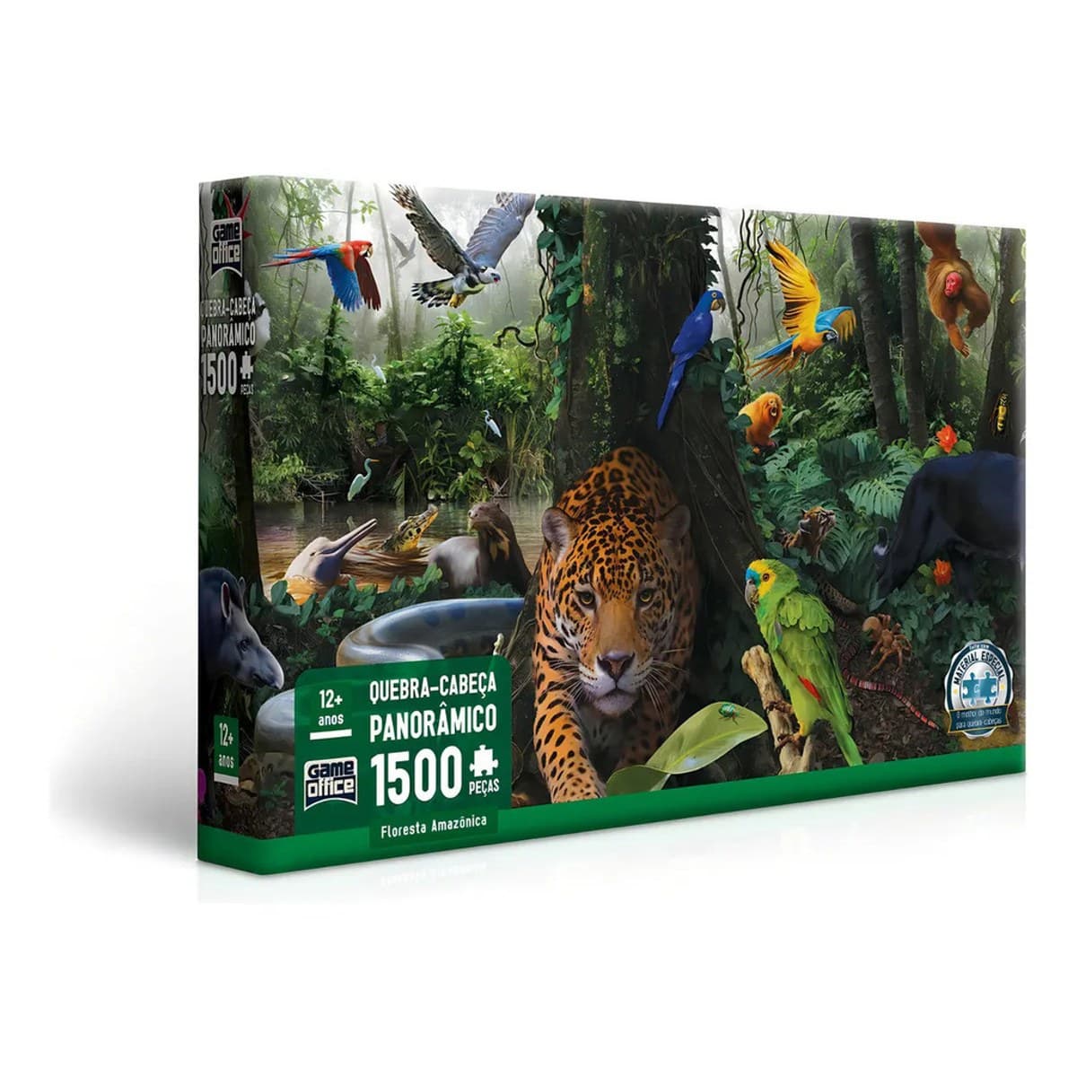 Quebra-cabeça Puzzle 1500 Pçs Floresta Amazônica