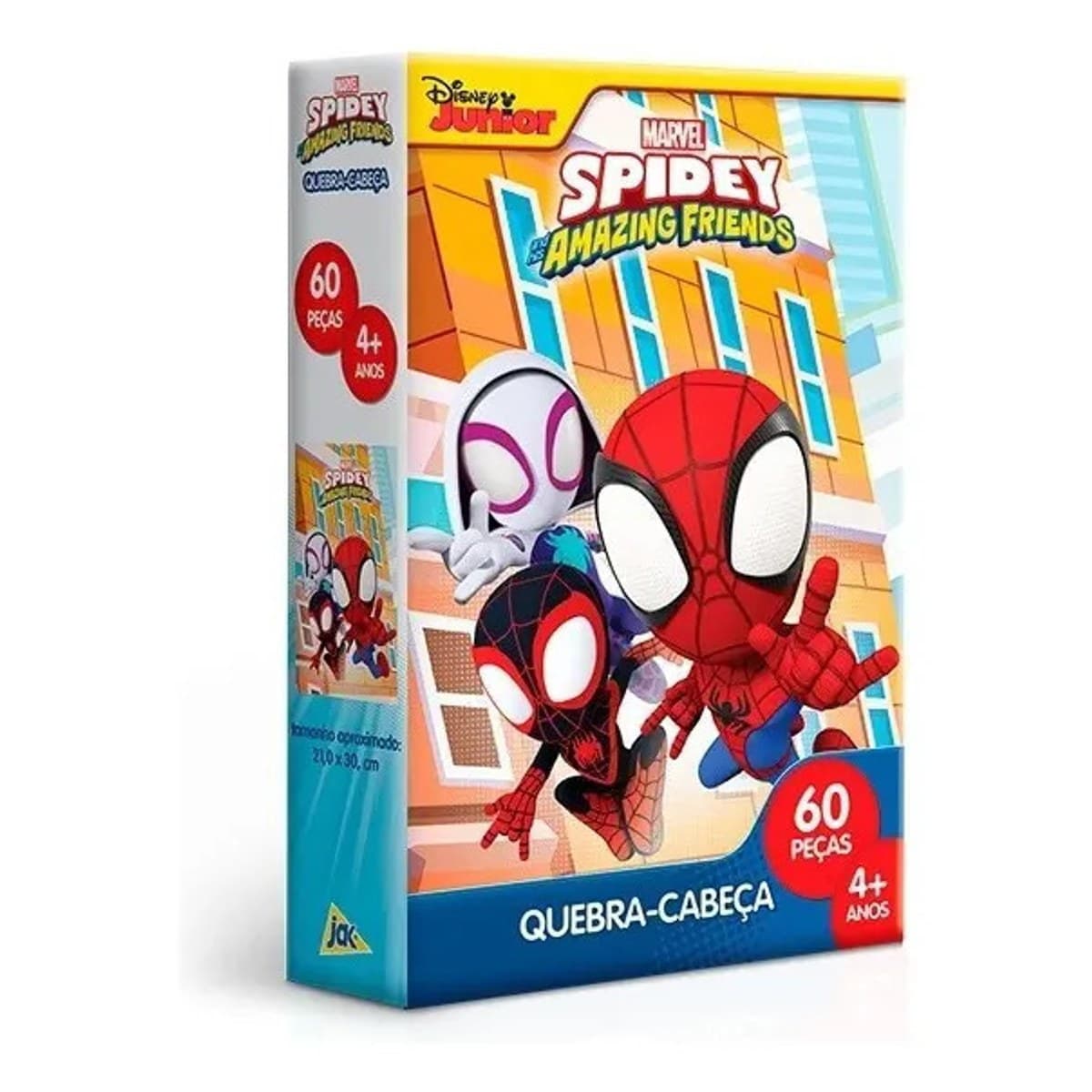 Quebra Cabeça Puzzle Infantil Spidey 60 Peças